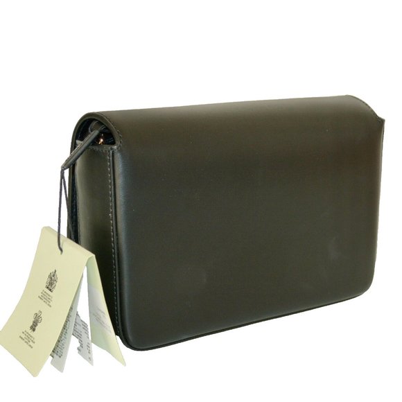 NWT BURBERRY VINTAGE CHECK LEATHER HAMPSHIRE CROSSBODY BAG CLUTCH - Picture 4 of 9